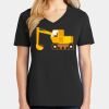 Ladies Core Cotton V-Neck Tee Thumbnail