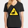 Ladies Core Cotton V-Neck Tee Thumbnail