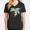 Ladies Core Cotton V-Neck Tee Thumbnail