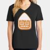 Ladies Core Cotton V-Neck Tee Thumbnail