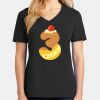 Ladies Core Cotton V-Neck Tee Thumbnail