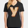Ladies Core Cotton V-Neck Tee Thumbnail