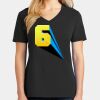 Ladies Core Cotton V-Neck Tee Thumbnail