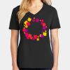 Ladies Core Cotton V-Neck Tee Thumbnail