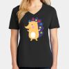 Ladies Core Cotton V-Neck Tee Thumbnail