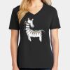 Ladies Core Cotton V-Neck Tee Thumbnail