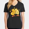 Ladies Core Cotton V-Neck Tee Thumbnail
