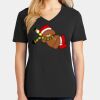 Ladies Core Cotton V-Neck Tee Thumbnail