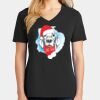 Ladies Core Cotton V-Neck Tee Thumbnail