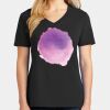 Ladies Core Cotton V-Neck Tee Thumbnail