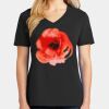 Ladies Core Cotton V-Neck Tee Thumbnail