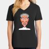 Ladies Core Cotton V-Neck Tee Thumbnail