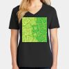 Ladies Core Cotton V-Neck Tee Thumbnail