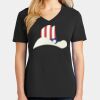 Ladies Core Cotton V-Neck Tee Thumbnail
