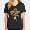 Ladies Core Cotton V-Neck Tee Thumbnail