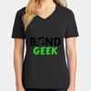 Ladies Core Cotton V-Neck Tee Thumbnail